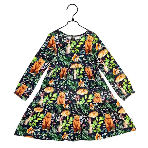 MA-IA FAMILY Kurre mekko tummansininen MultiColor 92