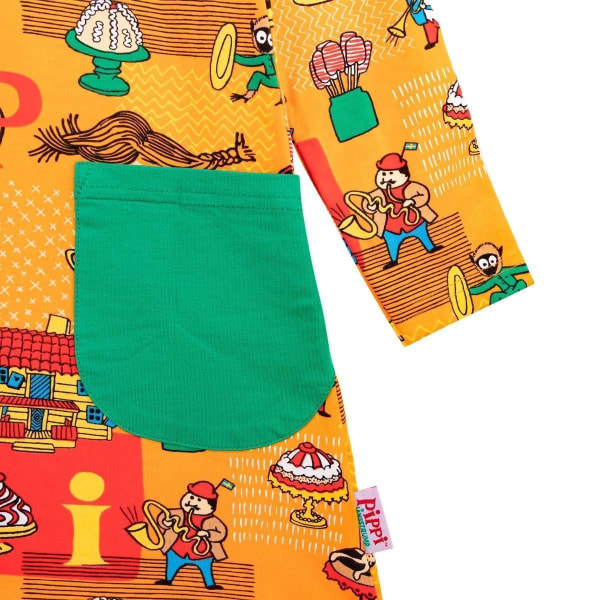 Pippi Långstrump Pasuunassa oranssi mekko Orange 122