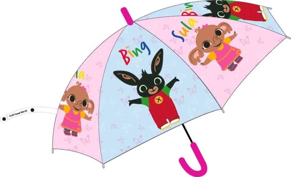 Bing barnparaply 74 cm Rosa