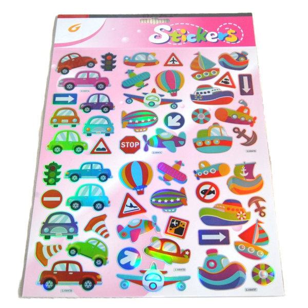 Stickers med Fordon multifärg
