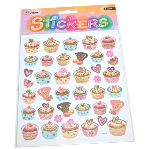 Stickers med Muffins multifärg