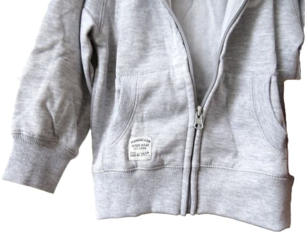 Sweatshirt med dragkedja Barracuda Grey 110