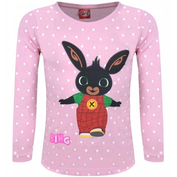 Bing langærmet T-shirt Lys pink LightPink 110