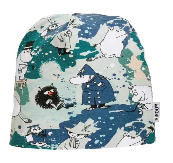 Mumin Vattenfärger Mössa Grön Green 46/48