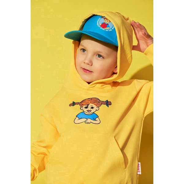 Peppi Pitkätossu - Peppi-huppari keltainen Yellow 116