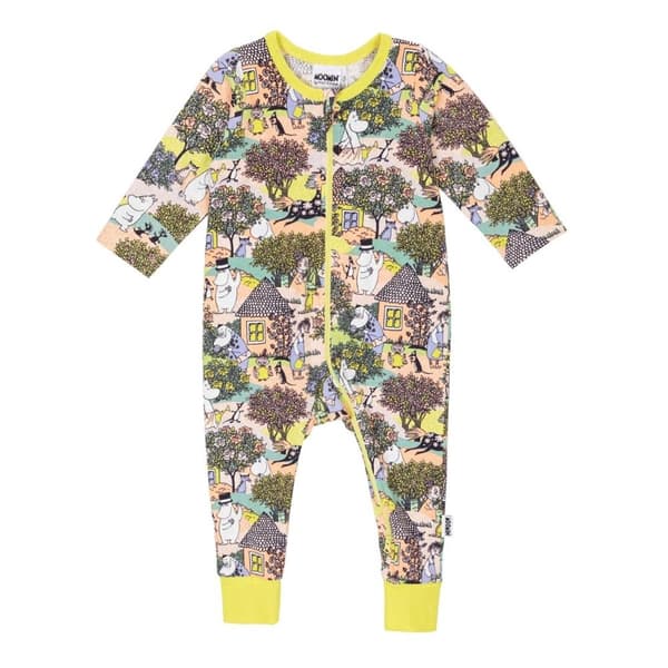 Mumin Rosdalen-pyjamas gul MultiColor 98