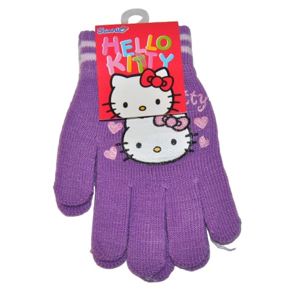 Hello Kitty Fingervantar Lila Lila one size