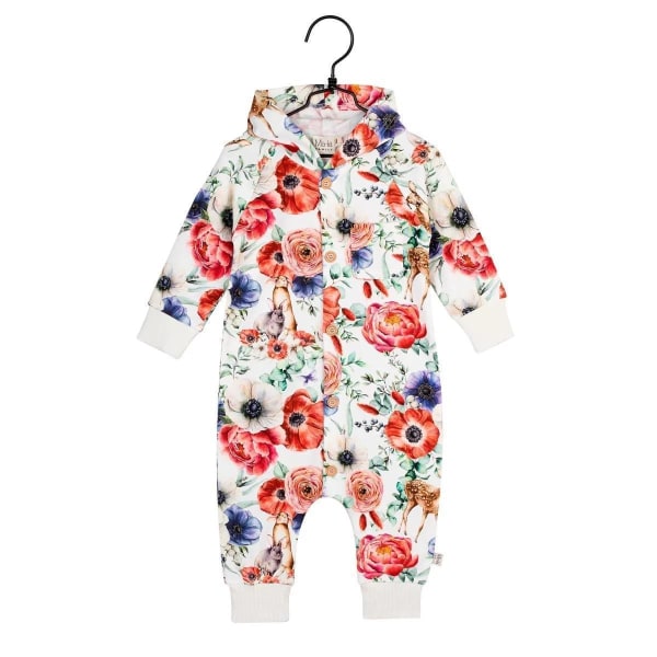 MA-IA FAMILIE Lumia jumpsuit rød MultiColor 86 cl