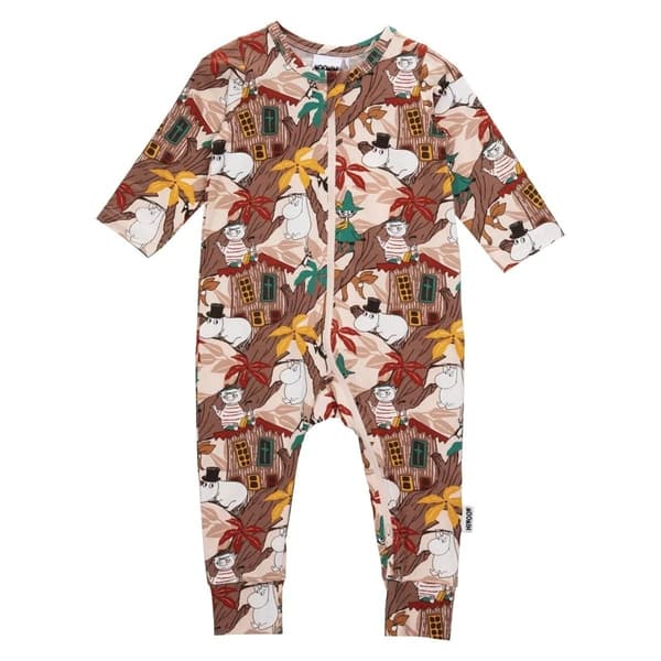 Moomin Treehouse pyjamas beige Beige 86