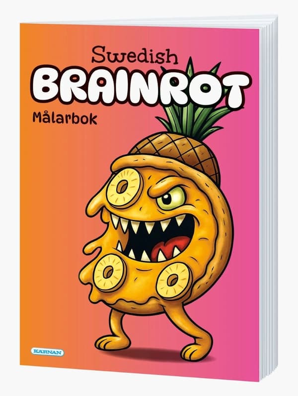 Ruotsalainen Brainrot-värityskirja Multicolor