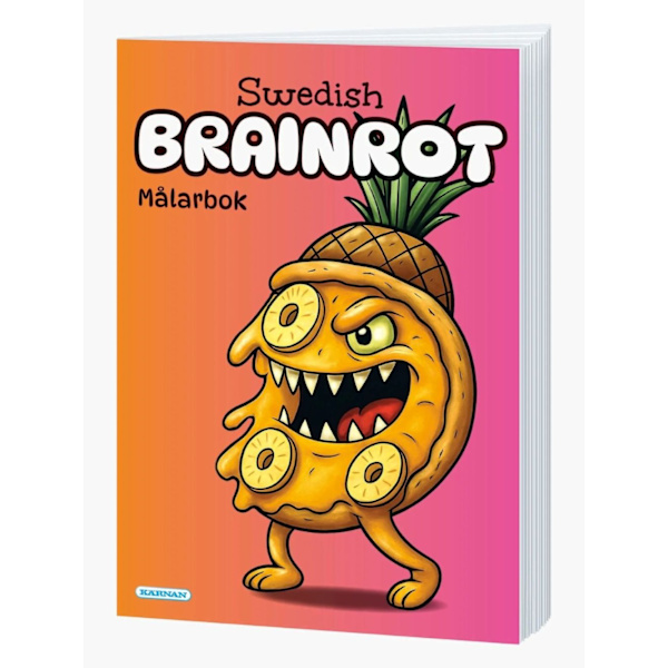 Swedish Brainrot Målarbok multifärg