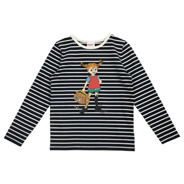 Pippi Langstrømpe Rich Pippi sweater mørkeblå DarkBlue 92