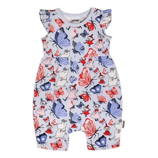 Mumin Fjärilspark-playsuit ljusblå LightBlue 62