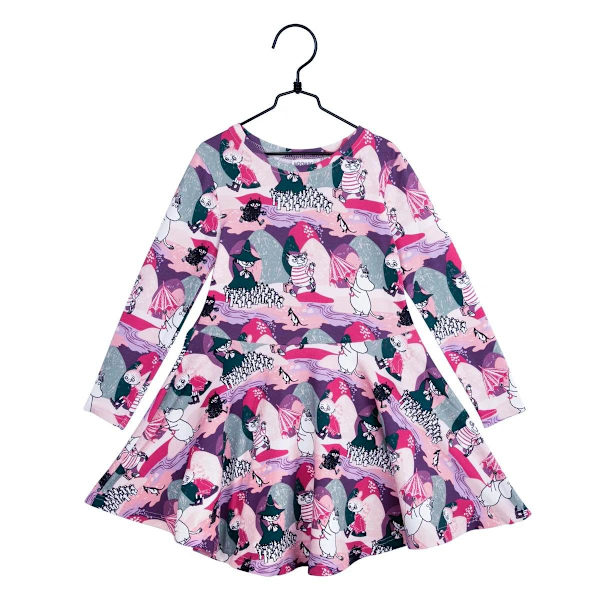 Moomin Brook -mekko, vaaleanpunainen Pink 116