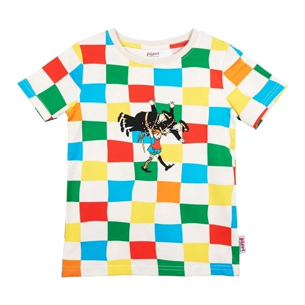 Peppi Pitkätossu Peppi neliönmuotoinen t-paita MultiColor 128