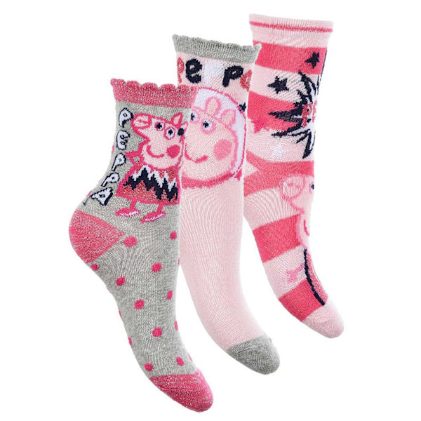 3-pack Greta gris Strumpor 27/30 Glittriga multifärg