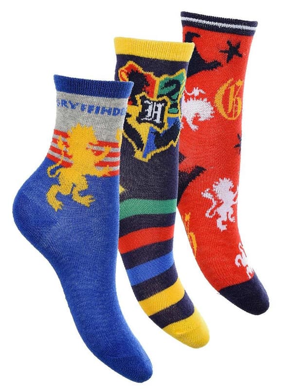 3-pack Harry Potter strumpor 23/26 multifärg