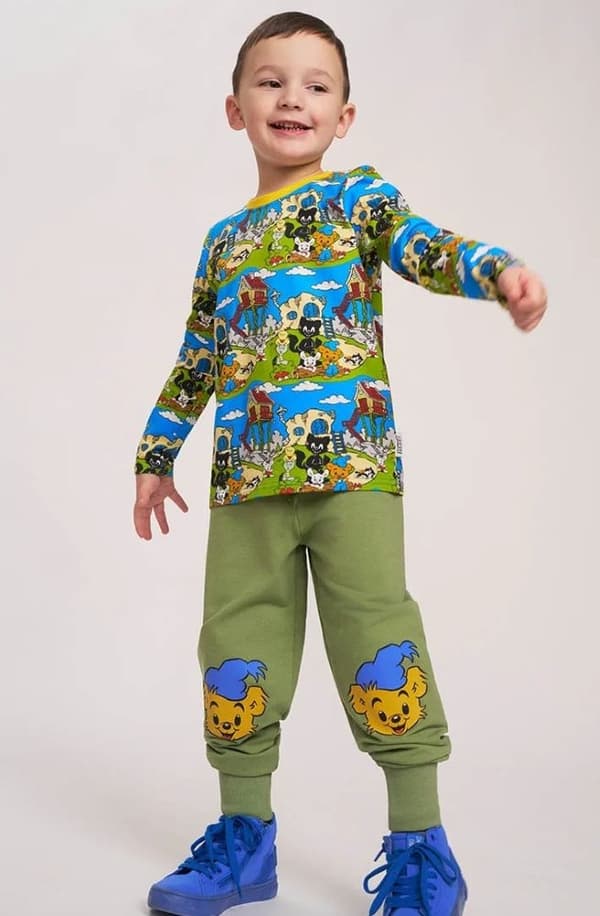 Bamse Hometown sweater blå 86 cl Blue 86 cl