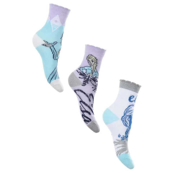 3 kpl Disney Frost/Frozen -sukat MultiColor 23/26