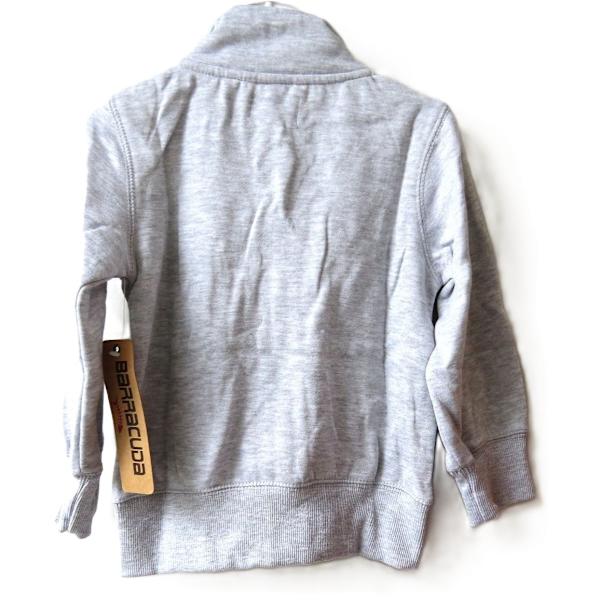 Sweatshirt med lynlås Barracuda Grey 104