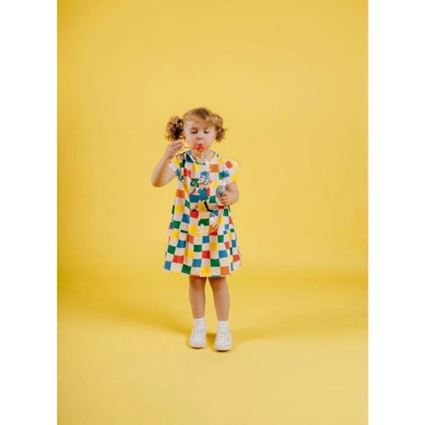 Peppi Pitkätossu - Peppi-ruudullinen mekkosarja MultiColor 128