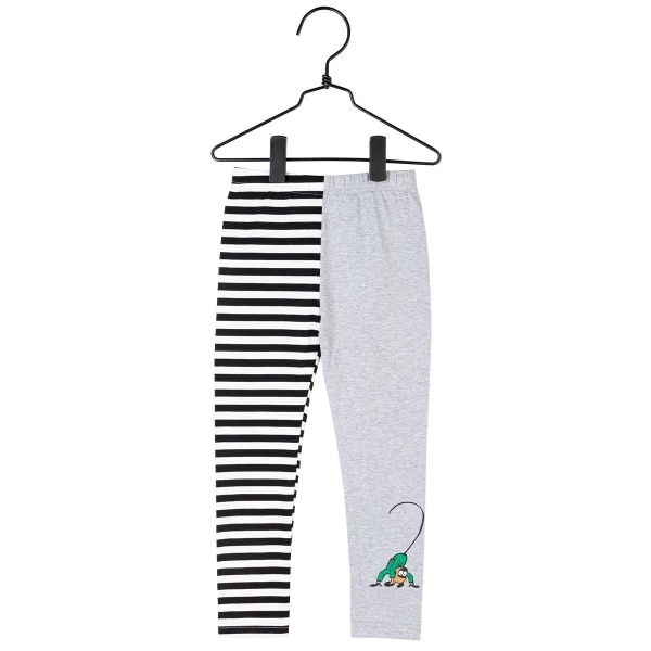 Pippi Langstrømpe - leggings sort/grå Grey 116
