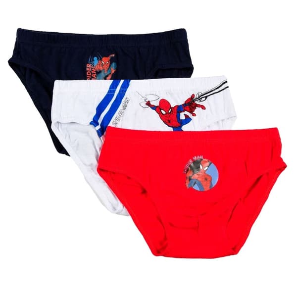 3-pak Spider-Man trusser. MultiColor 5/6 år ca 114 cm