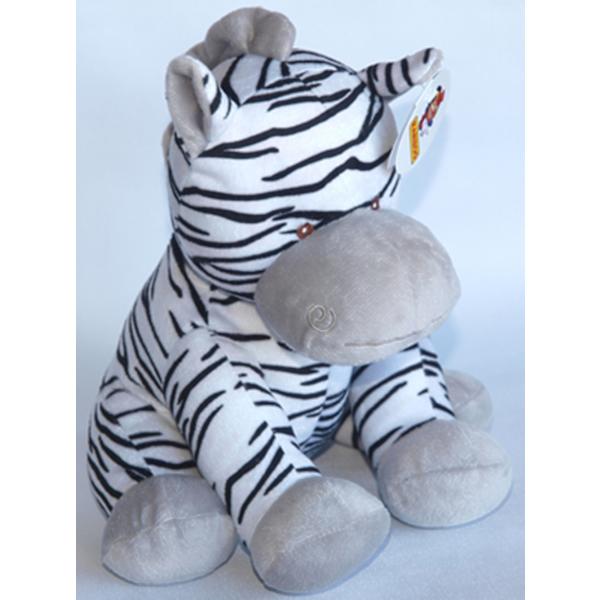 Bløddyr. Zebra, 25 cm, Kariboo Beige