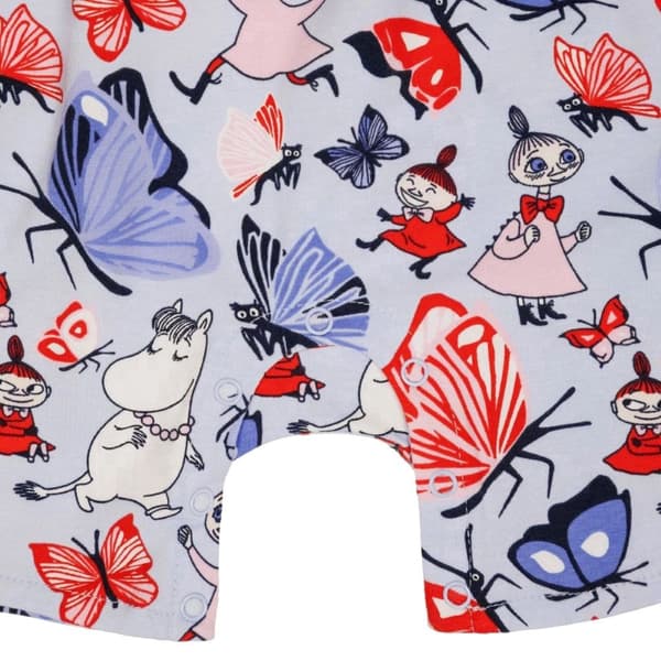 Mumin Fjärilspark-playsuit ljusblå LightBlue 86