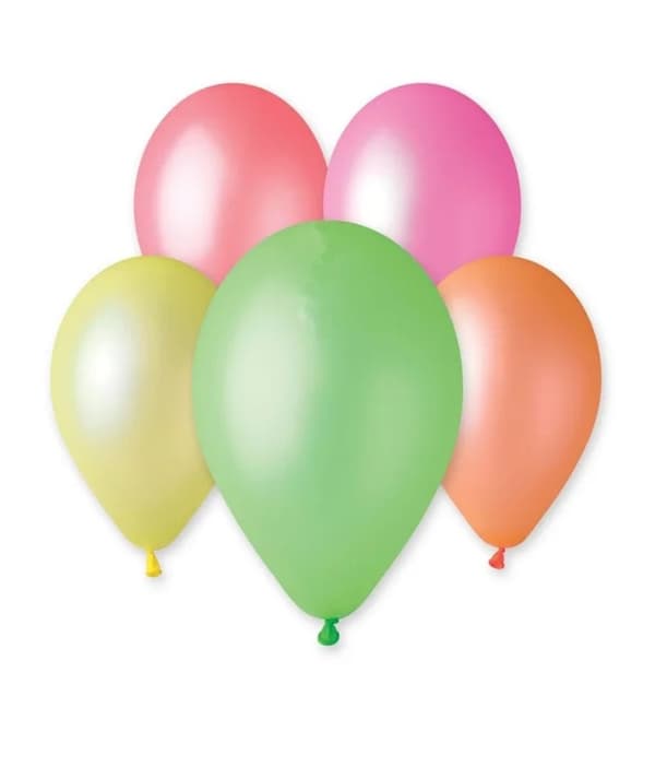 Ballonger Neon 8 st multifärg