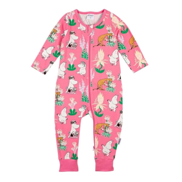 Mumin Tillväxt-pyjamas anilinröd Pink 92