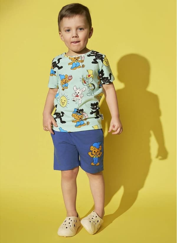 Bamse Kompisar t-paita mintinvihreä Blue 86