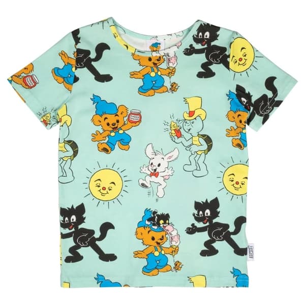 Bamse Kompisar t-paita mintinvihreä Blue 86