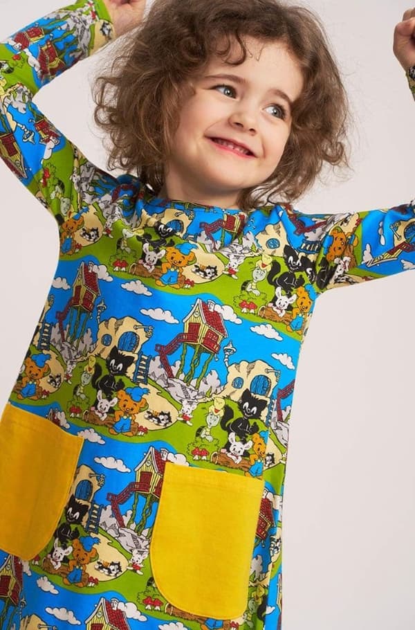 Bamse Hometown kjole blå Blue 86