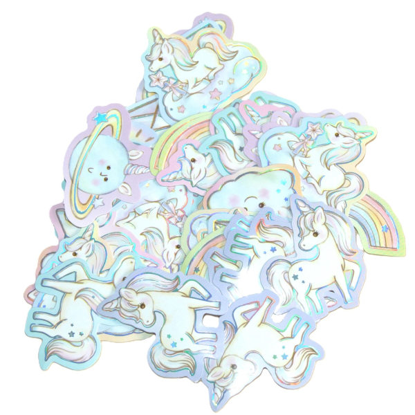 Unicorn Stickers multifärg