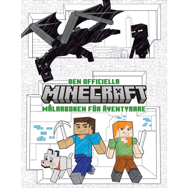 Minecraft - Målarboken för äventyrare Vit