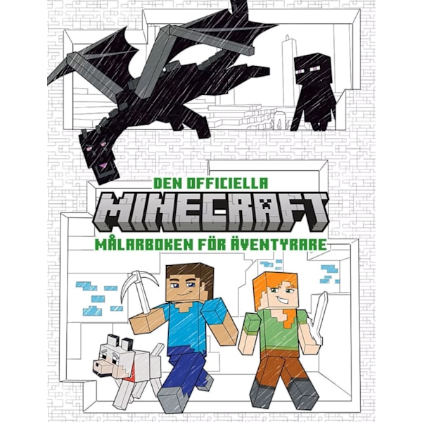 Minecraft - Målarboken för äventyrare Vit