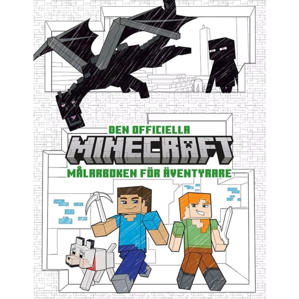 Minecraft - Malebogen for eventyrere White