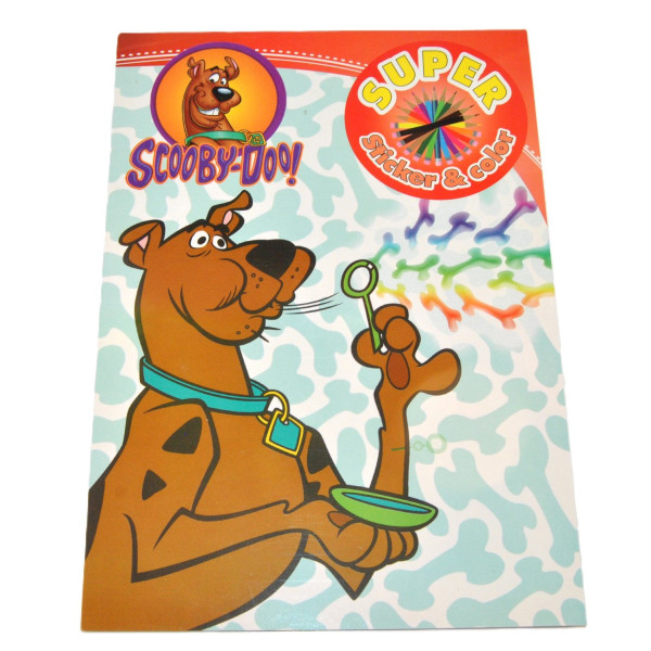 Scooby-Doo!  Målarbok med stickers multifärg