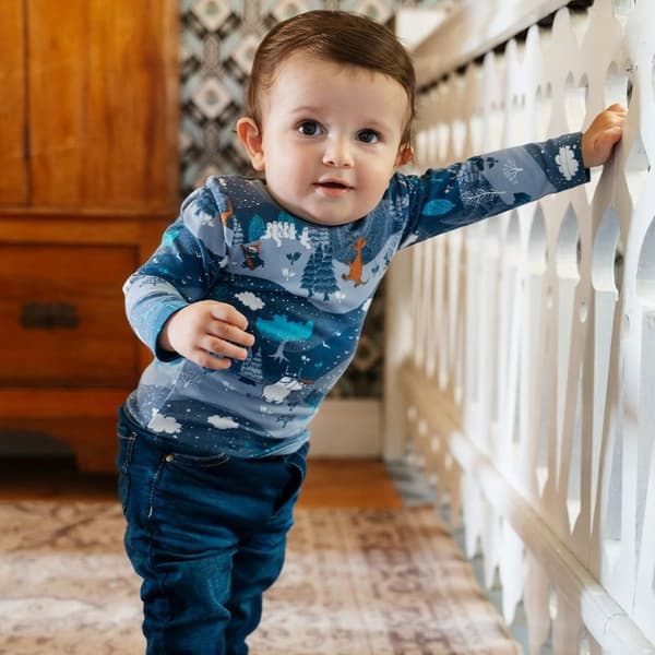 Mumi Stjernehimmel Bodysuit Blå Blue 74