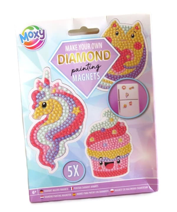 Diamond Painting Magneter multifärg