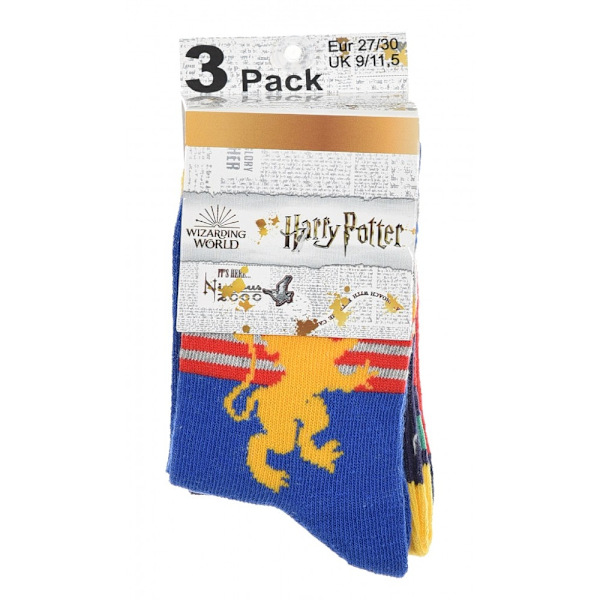 3-pack Harry Potter strumpor 23/26 multifärg