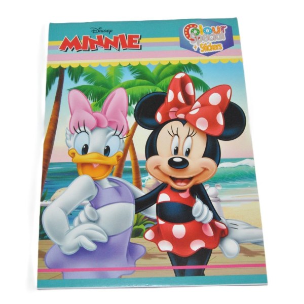 Disney Mimmi målarbok med stickers multifärg