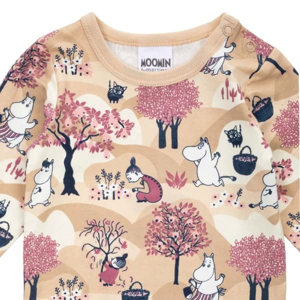 Mumin Fruktskörd-body beige Beige 62