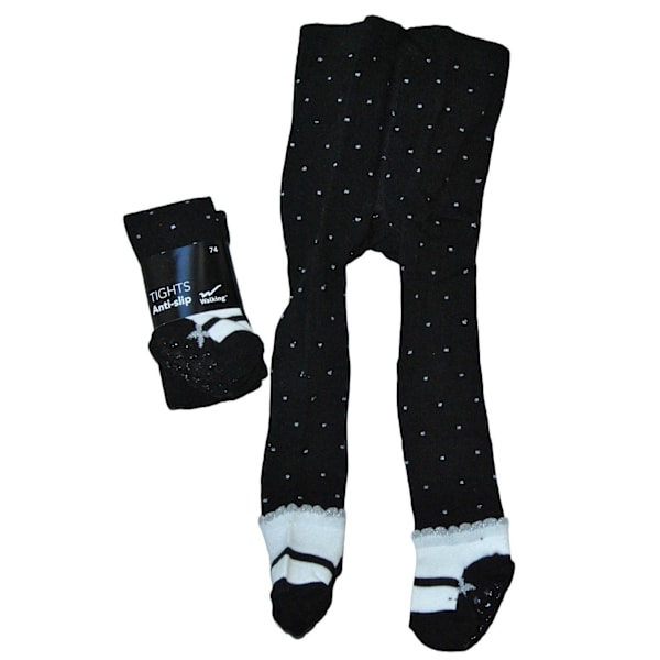 Liukumattomat sukkahousut Mustat Black 80