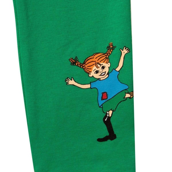 Pippi Långstrump -leggings grön Green 122