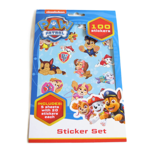 Paw Patrol Stickers - 100 stk Multicolor