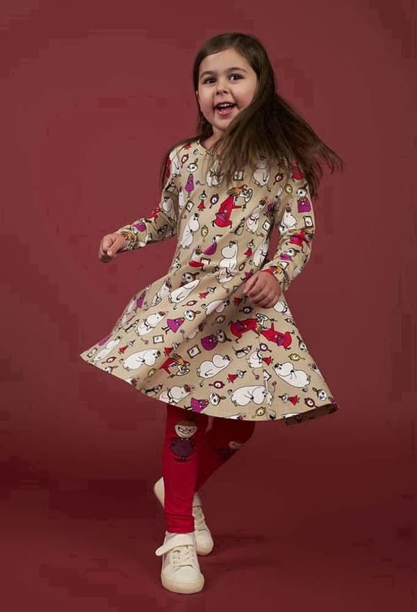 Muumipeilimekko beige Beige 92