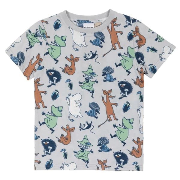 Mumi Lustig shorts pyjamas grå Grå 86/92