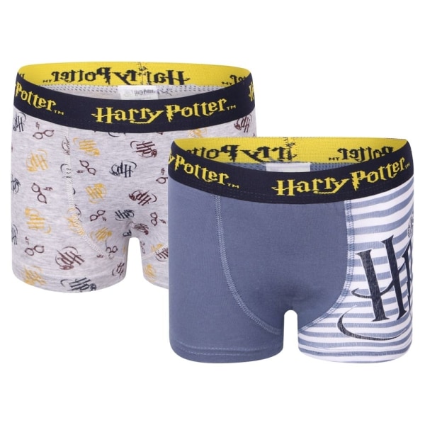 2 kpl Boxer-housut Harry Potter Grey 110/116